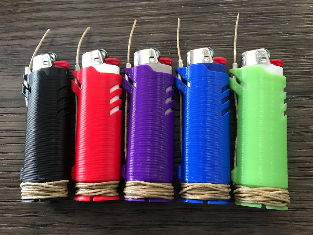 Hemp-Wick Lighter Sleeve for Bic Lighters | Eco-Friendly and Safe Alternative